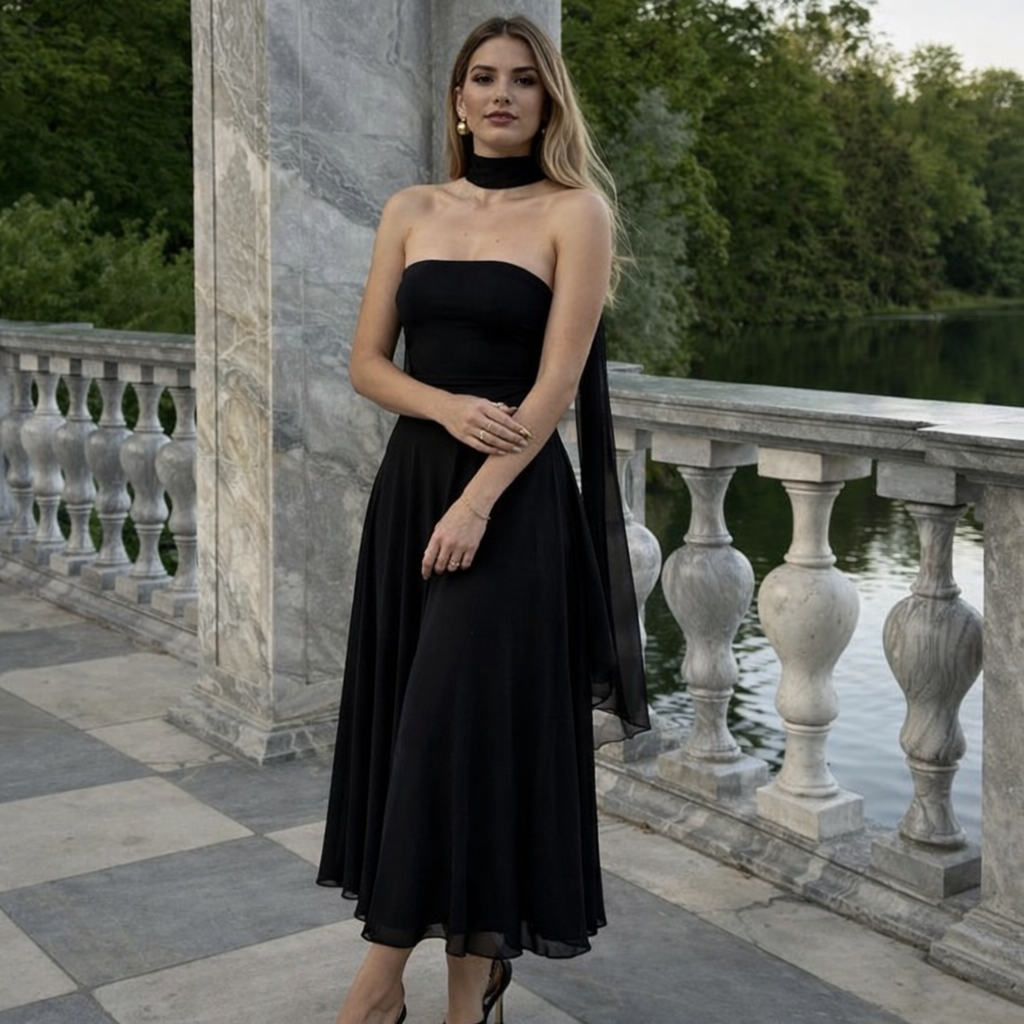 black outfits formal