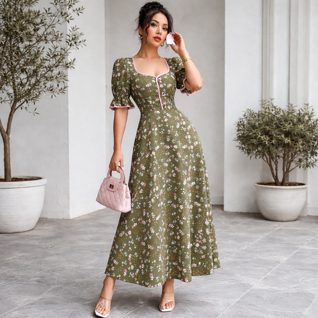 floral maxi dresses