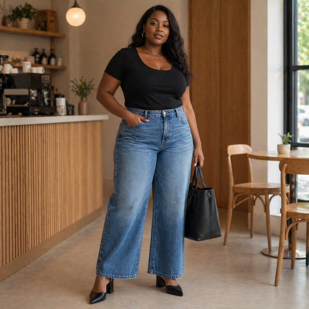 Wide Leg Jeans Outfit