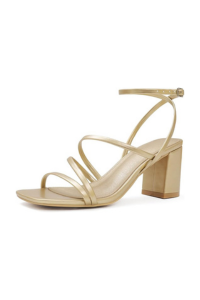 The Drop Women’s Avery Square Toe Strappy Block Heel Sandal