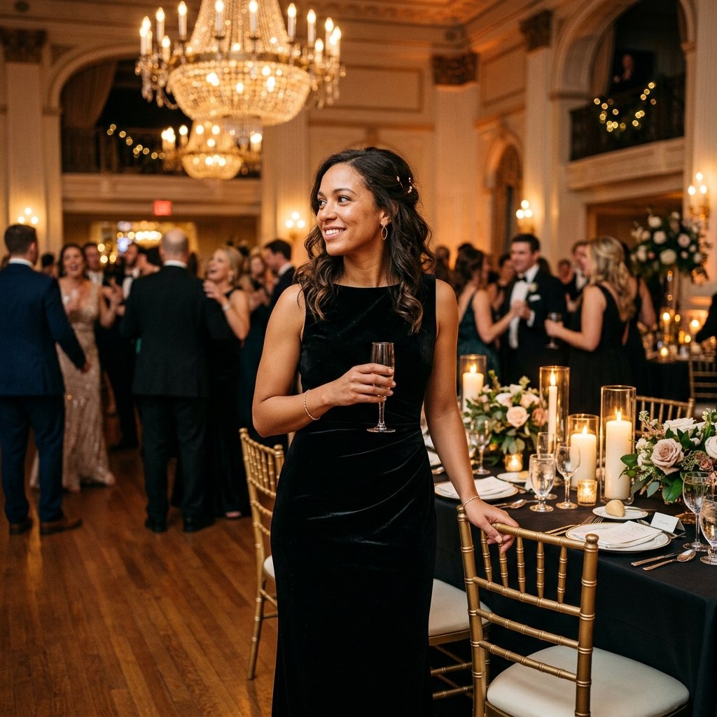 Black Bridesmaid Dresses for Outdoor Weddings