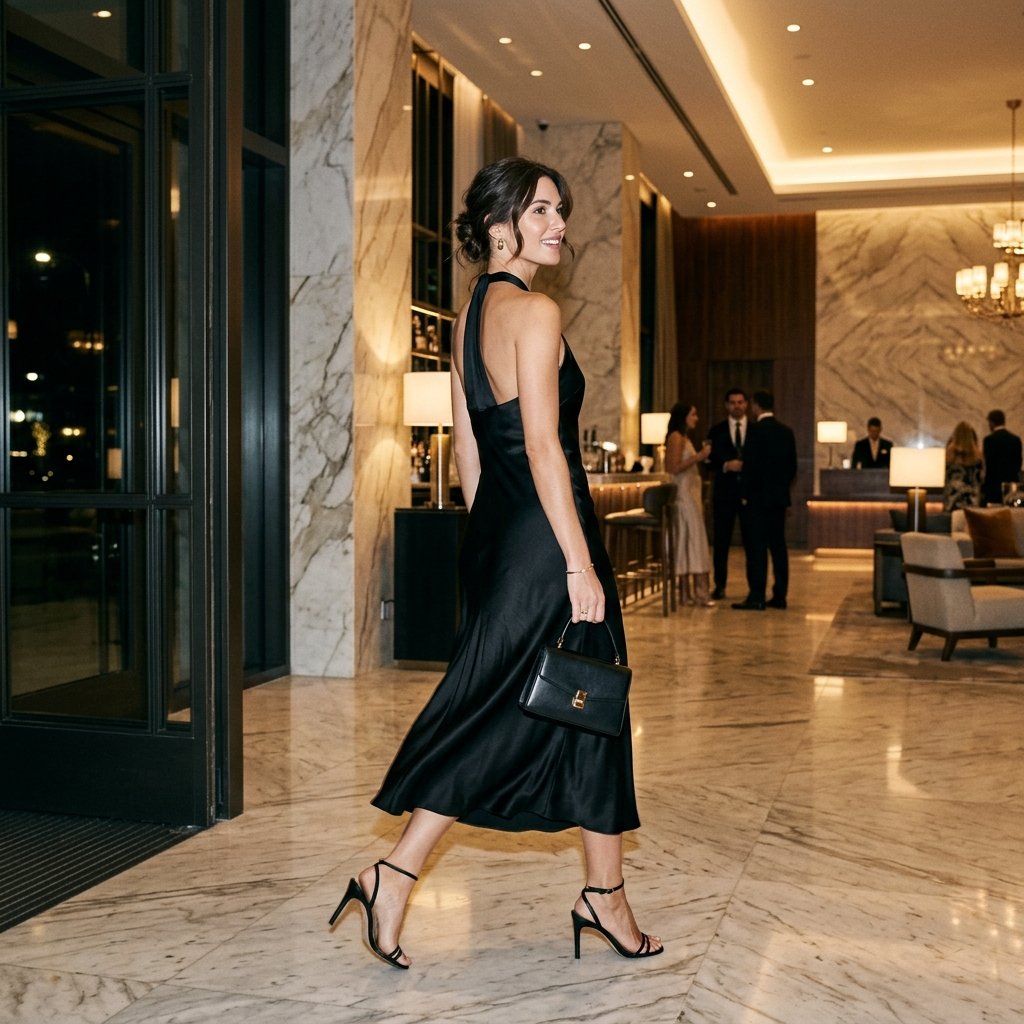 halter neck dress