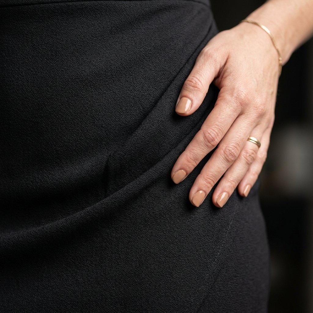 black cocktail dress