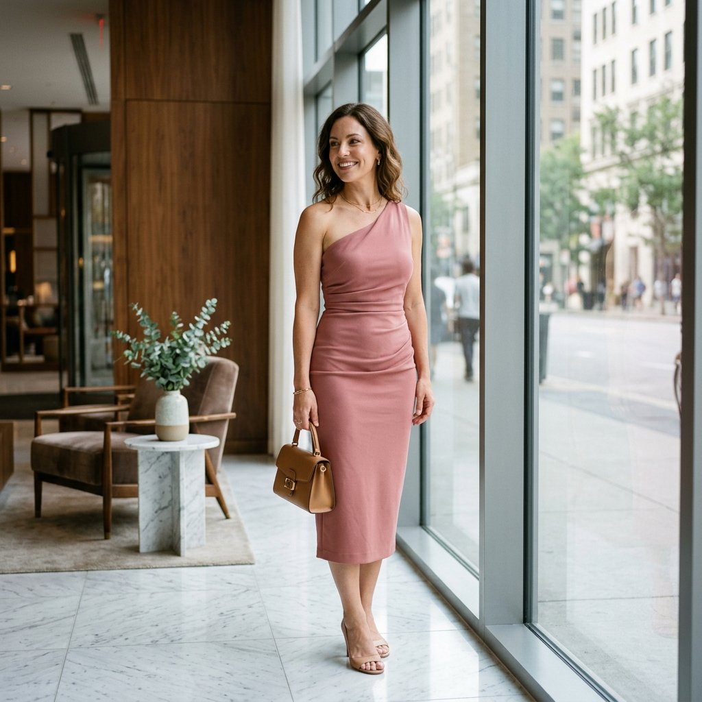 one shoulder dress