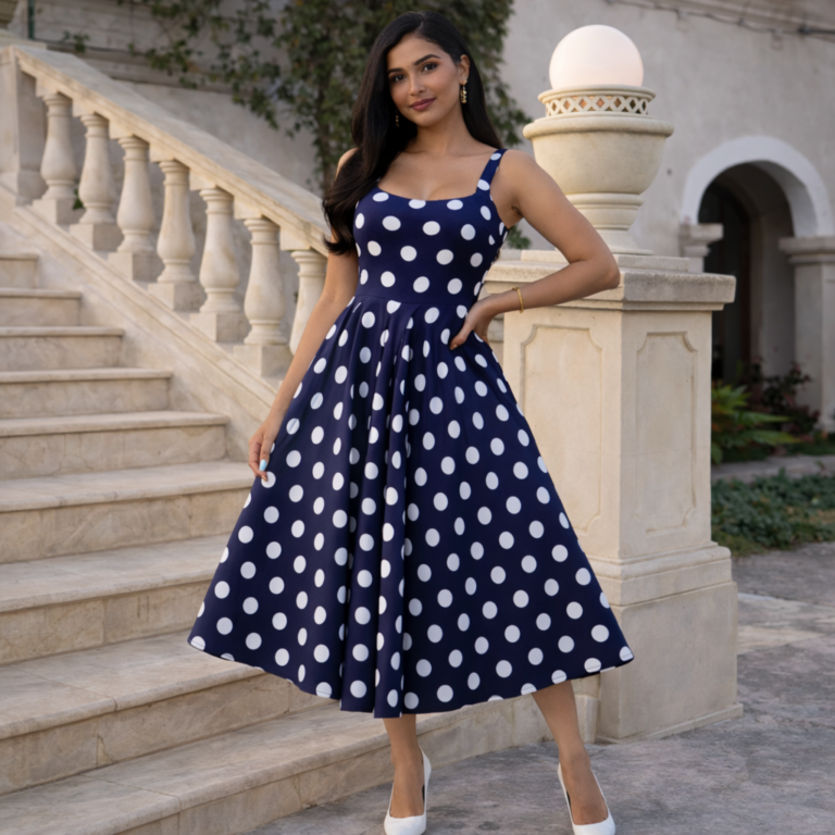 polka dot dress