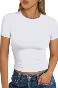 Women’s White Crop Top