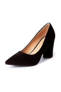 Black Pointed-Toe Heels (Pumps)