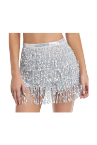 Sequin Tassel Skirts