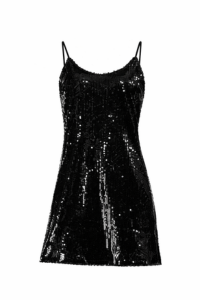 Glitter Sequin Mini Dress