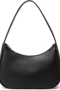 Black Leather Shoulder Bag