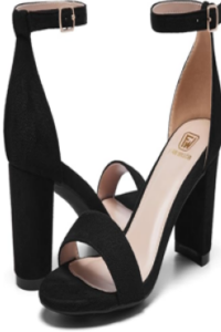 Low Chunky Short Heels