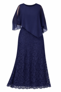 Plus Size Mermaid Evening Gown