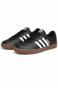 Black Lace-Up Casual Shoes