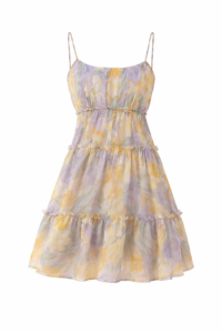 Floral Strap Mini Dress