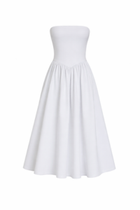 Sleeveless Drop Waist Midi Dres