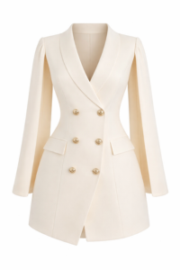 Double Breasted Blazer Dress