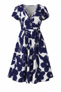 Wrap Dress with Pockets