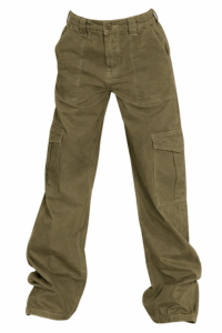 High-Waisted Cargo Pants