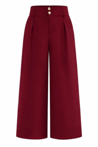 High Waisted Wide Leg Trousers