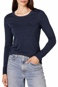 Gauge Stretch Crewneck Sweater