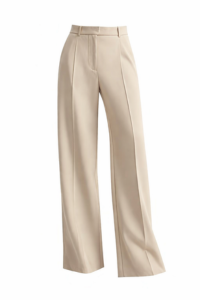 Waisted Wide Leg Dress Pants