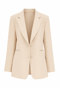 Oversized Cream Blazer