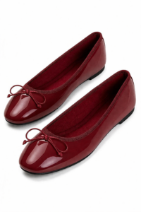 Burgundy Ballet Flats