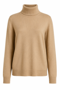 Cashmere Blend Turtleneck Sweater