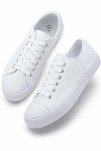 White Canvas Sneakers