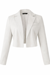 Women’s Cropped Linen Blazer