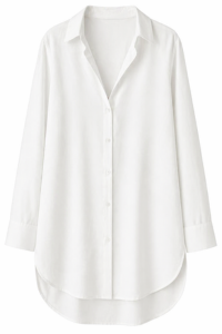 Oversized Cotton Button Down Shirt