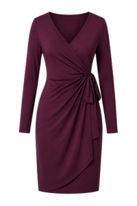 Classic Wrap Midi Dress