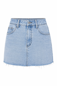 High Waisted Denim Skirt