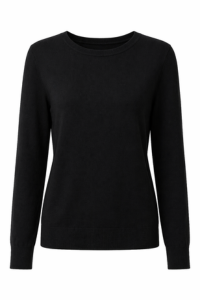 Women's Crewneck Sweater in Black