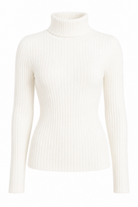 Ribbed Turtleneck Sweater