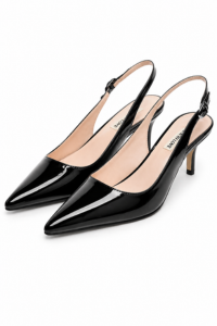 Pointed Toe Slingback Heels