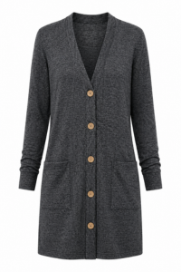 Lightweight Open-Front Cardigan