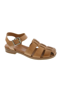 Tan Leather Fisherman Sandals