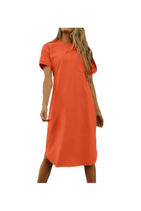 Oversized T-shirt midi dress