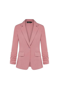 Single-Breasted Tailored Blazer
