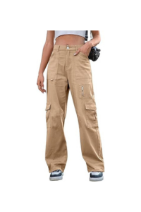 Women's Straight-Leg Cargo Pants