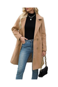 Long Wool Blend Overcoat