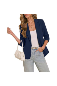 Tailored Single-Breasted Blazer