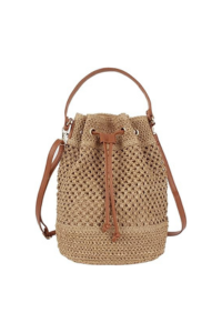 Crochet bucket bag