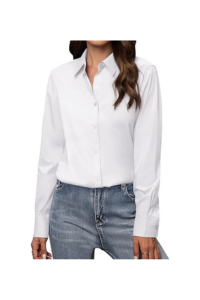 White Button-Down Shirt