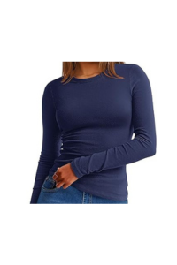ANRABESS Basic Long Sleeve Shirt