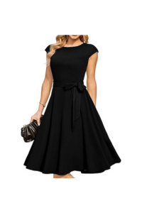Fit-and-Flare Cocktail Dress