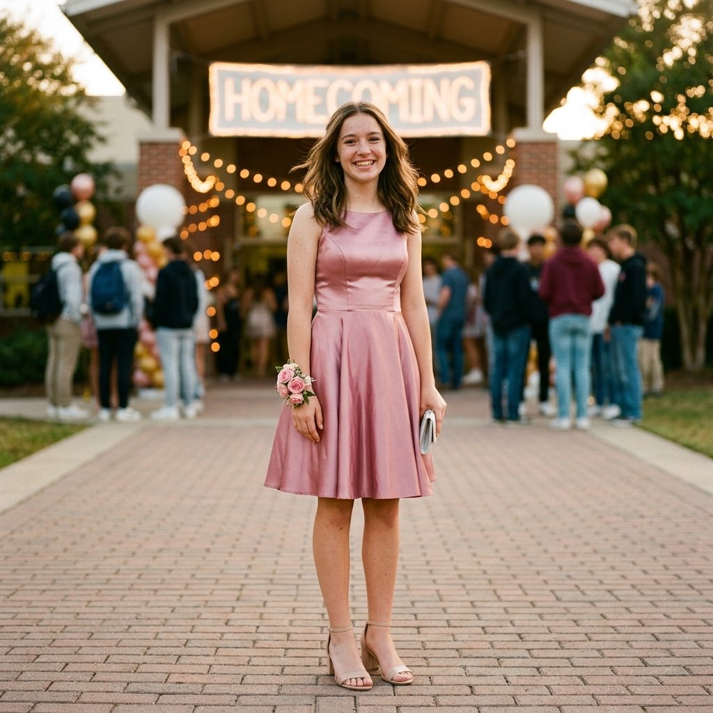 homecoming dresses in pink
