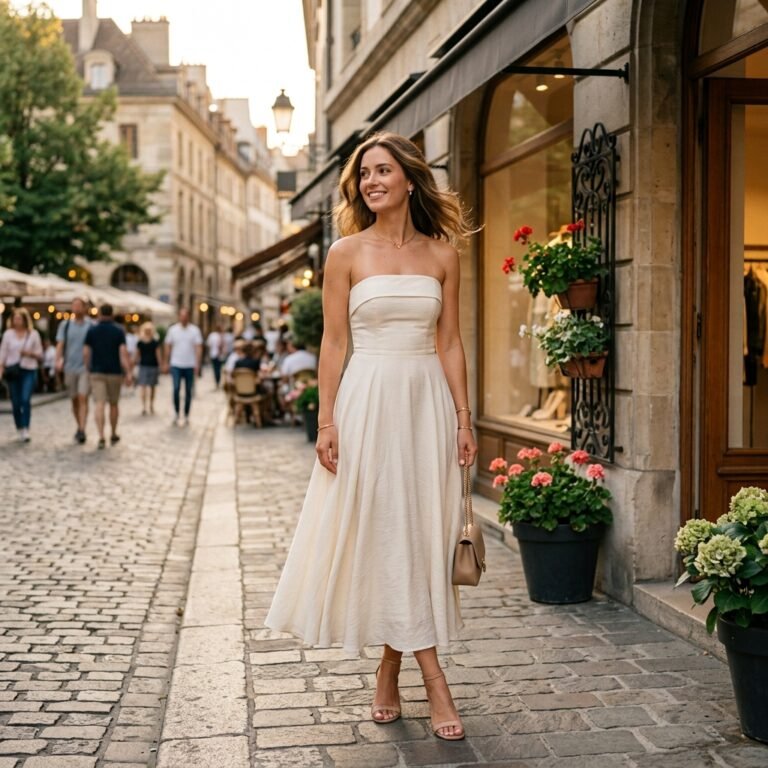 strapless dress